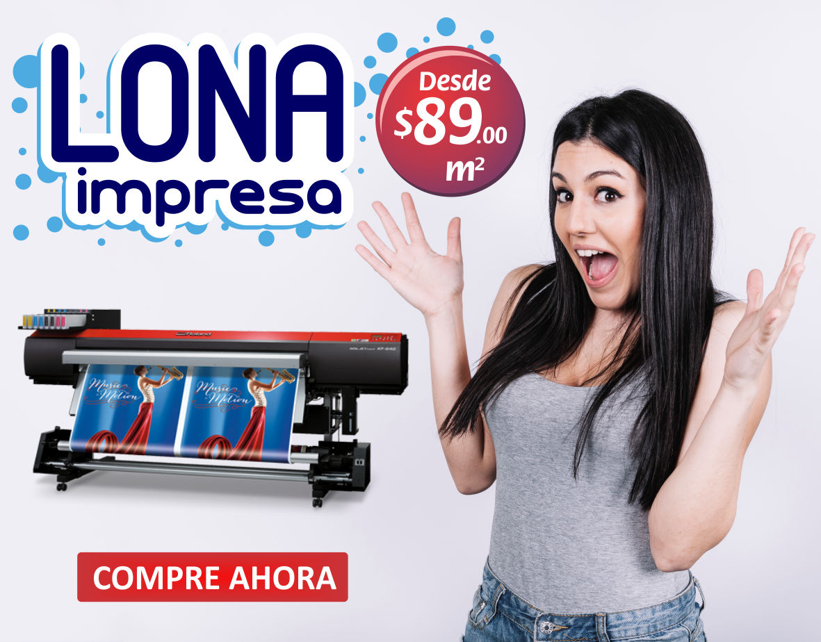 lona impresa desde 89.00